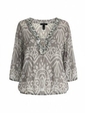 INC International Concepts 2-Piece Embellished Top